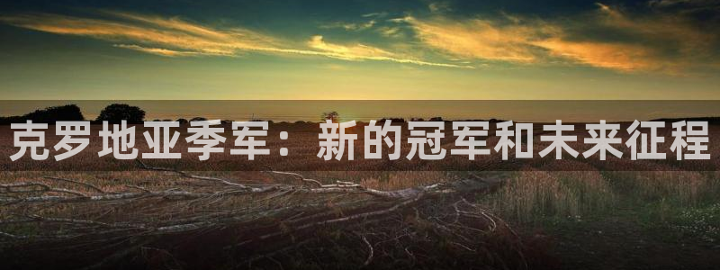 世界杯时间：克罗地亚季军：新的冠军和未来征程